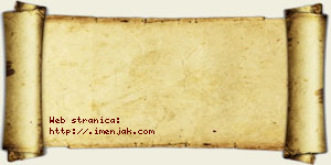 Aćim Perunac vizit kartica